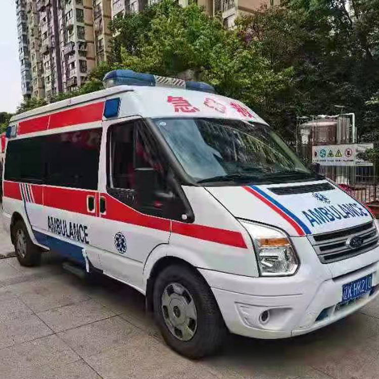 佛罗镇长途救护车护送病人返乡